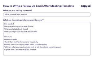 What Should You Include in a Thank You Follow-Up Email After a Meeting?